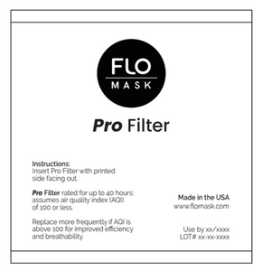 Pro Filter (50-Pack Replacement Filters) – Flo Mask
